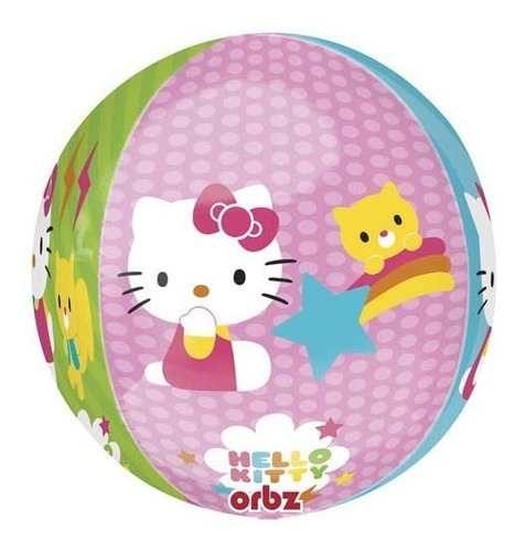 Globo Orbz Hello Kitty Risuru Hapiro Chan Fiesta Sanrio Deco