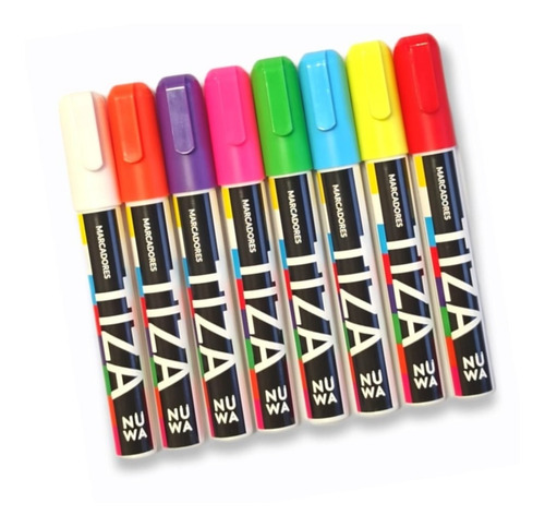 Marcador Tiza Liquida Chalk X8 Unidades.