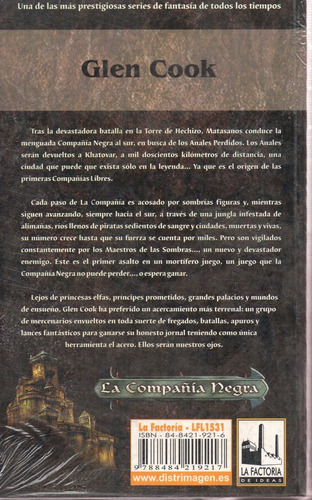 Juegos De Sombras - La Compañía Negra - La Factoría De Ideas