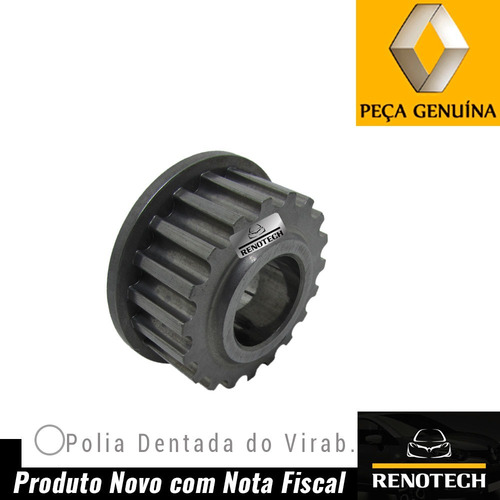 Polia Dentada Do Virabrequim Symbol 1.6 8v K7m 8200945035
