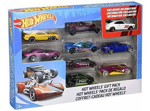 Paquete De Regalo Hot Wheels Para 9 Automoviles (los Estilos