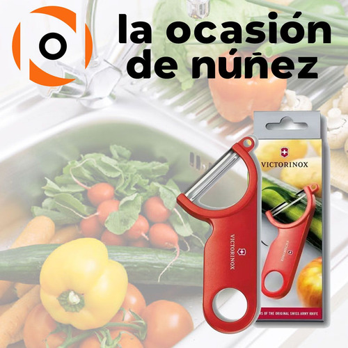 Imagen 4 de 7 de Pelapapas Victorinox Pelador Verduras Batatas Papas Fruta