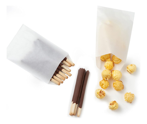 Bolsas De Papel Encerado Semitransparente 4x6 PuLG 100 Ud