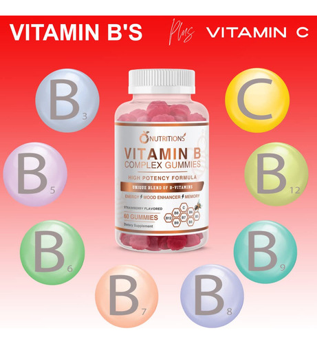 O Nutritions Gominolas Complejo Vitamina B Vegano 60 Gomitas