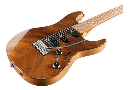 Guitarra Ibanez Tqm1 Nt Tom Quayle Made In Japan C/ Case Cor Natural Orientação Da Mão Destro
