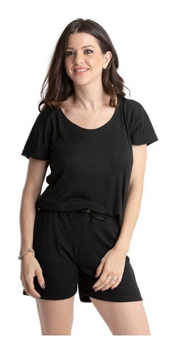 Imagen 3 de 6 de Pijama Alondra Jelue Dama Morley Liviano Verano Short Remera