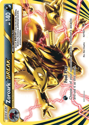 Cartas Pokemon Zoroark Break Holo