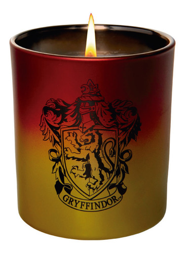 Harry Potter: Gryffindor Large Glass Candle Vela En Vaso