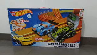 Pista Hot Wheels Slot Car Track - Autos Con Luces