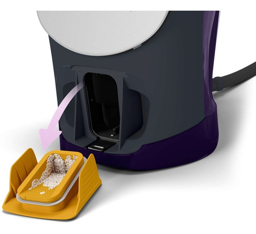 Plancha a vapor Philips GC4563 Azur
color violeta con suela antiadherente 240V