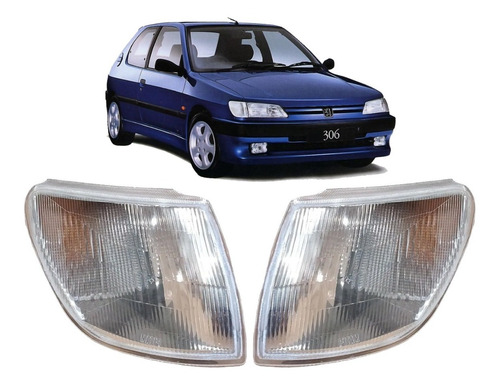 Juego Giros Faros Delanteros Peugeot 306 1994 1995 1996 1997