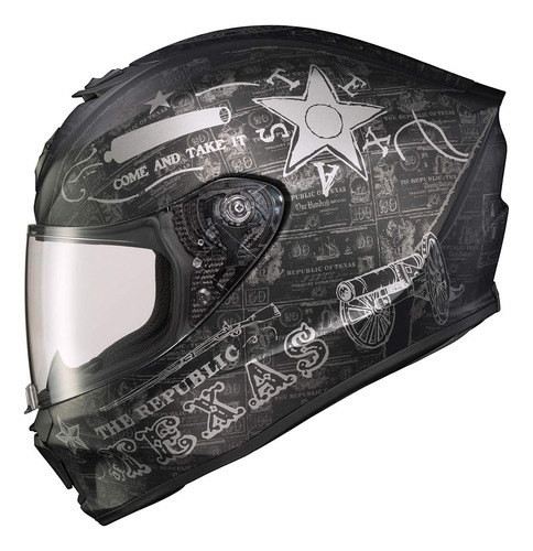 Scorpionexo - Casco Integral R420 De Motocicleta, Bolsillos.