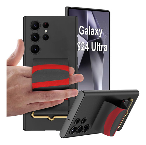 Funda Para Samsung Galaxy S24 Ultra Con Correa - Negro