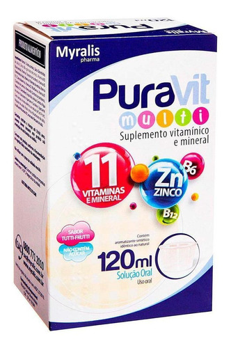 Puravit Multi Solução Oral 120ml Myralis Pharma