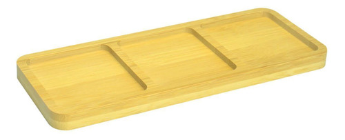 Petisqueira De Bambu Cozinha Resistente Durável 25cm X 10cm