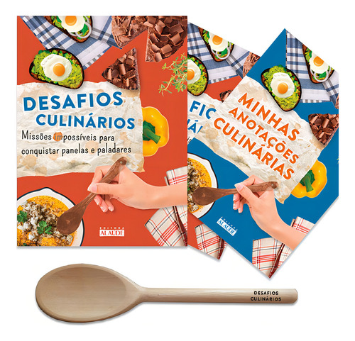 Kit - Desafios culinários com colher de pau: Missões impossíveis para conquistar panelas e paladares, de (Coordenador Editorial) Alaúde Editorial Ltda.. Editorial Starling Alta Editora E Consultoria Eireli, capa mole em português, 2018