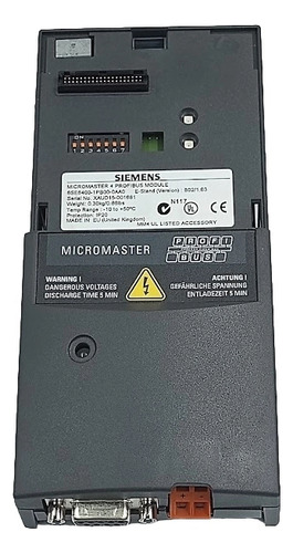 Módulo Profibus Micromaster Siemens 6se6400-1pb00-0aa0 24