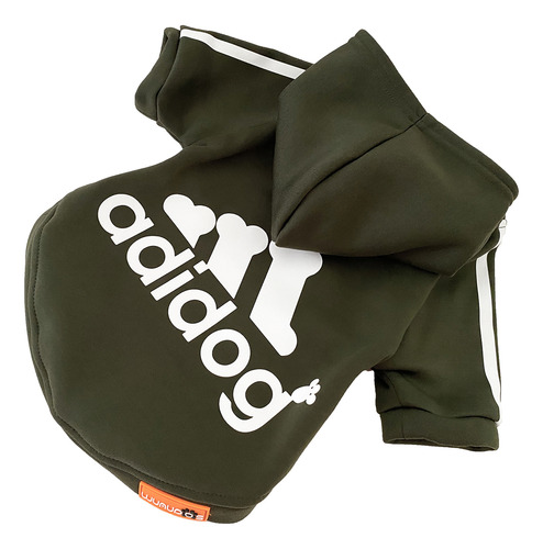 Sudadera Hoodie Sueter Para Perro Chico Mediano Grande Color Verde Militar