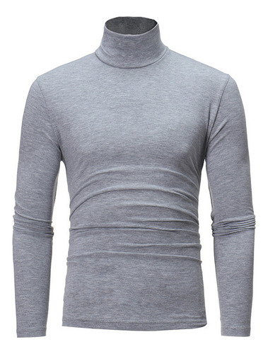 Sudadera Térmica Deporte Para Hombre Con Cuello Alto Tortuga