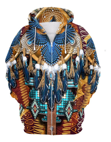 Indios Nativos Americanos Cosplay Sudadera6
