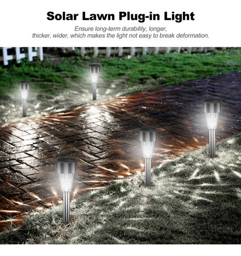 Luces Solares Brillantes: Iluminación Automática Para Camino