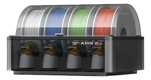 Ams 2 Pro Sistema Automático De Materiais Bambu Lab Sa007 Cor Cin...