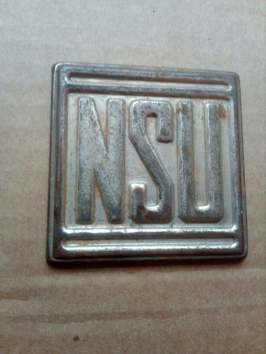 Antigua Insignia Nsu Original De Metal