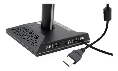 Imagen 5 de 7 de Soporte Para Audifonos Gamer Headset Rgb