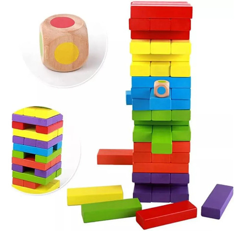 Compatible Jenga Gigante De Madera Juego De Mesa