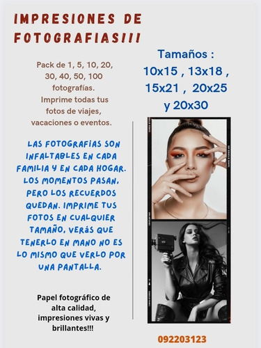 Imagen 1 de 1 de Impresiones Fotográficas