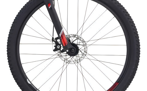 Mountain bike Polygon Bikes Cascade 4 R27.5 16" 24V com freio a disco hidráulico cor azul/vermelho