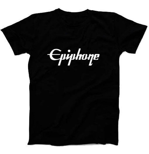 Remeras EpiPhone Guitarristas Instrumentos Vinilo Textil