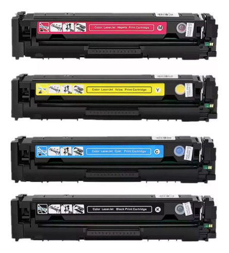 Kit De 4 Toner Compatible Con Hp 204a N, C, Y, M