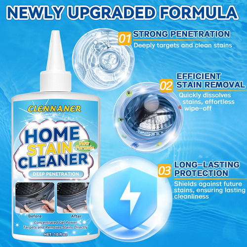 Limpiador De Manchas En Gel Removedor Doméstico, 300 Ml, Par
