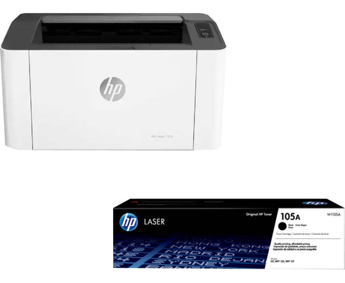 Impresora Laser Hp M107w + Toner 105a