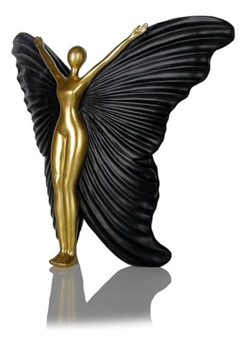 Estatua De Hadas Negras Resina Decoración Mesa Hogar