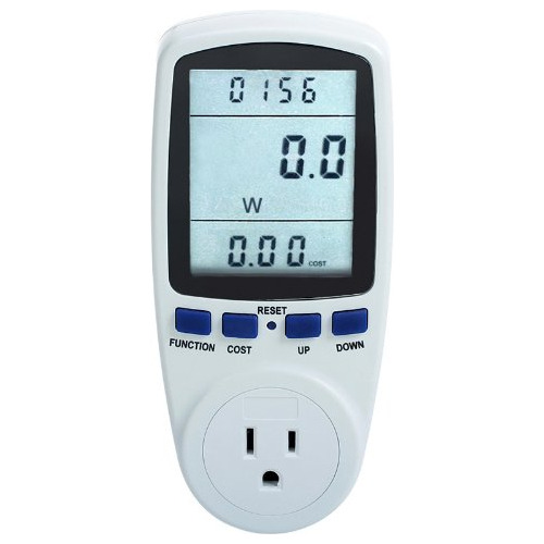 Floureon Pantalla Lcd Plug Power Meter Watt Voltaje Energia