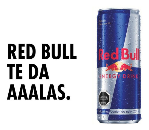 Imagen 2 de 6 de Bebida Energetica Red Bull Regular Edition 24 Latas De 250ml