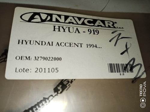 Guaya Acelerador Hyua-919/hyundai Accent Año 94 Up