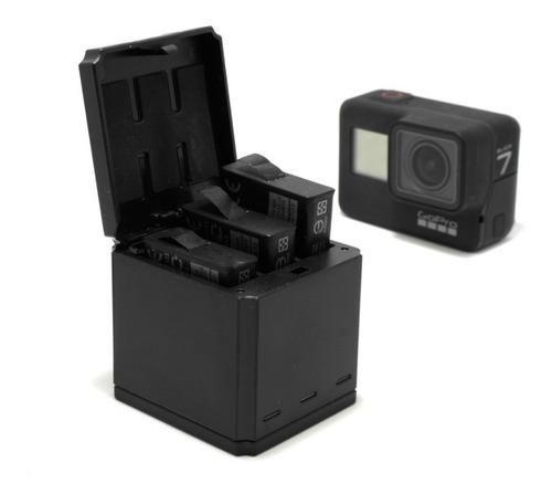 Cargador Triple Dock Baterias Gopro 5 6 7 8