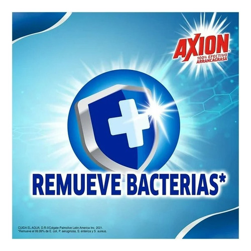 Lavatrastes Líquido Axion Tricloro Con Triple Poder Activo