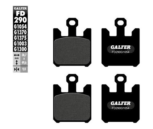 Pastillas Freno Delantera Galfer Suzuki Vz 1600 Intruder