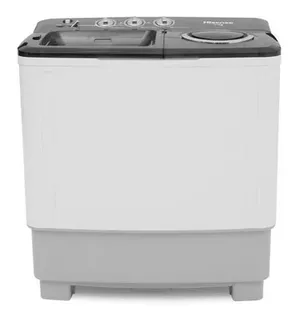 Lavadora semiautomática de doble tina Hisense WSA1102PC blanca 11kg