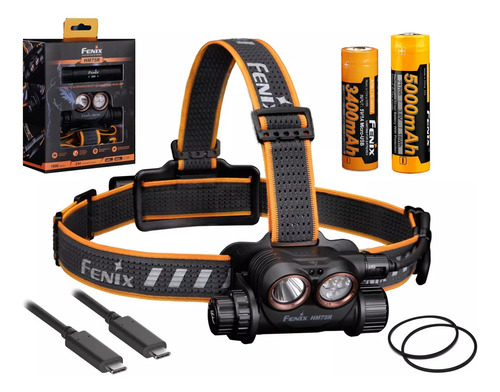 Fenix Hm75r Led Para Cabeza Recargable 1600 Lumens 234 Hr. Led Negro
