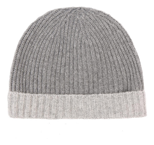 Gorro 100 % Bicolor Puro Para Hombre, Cálido Y Suave Gorro D