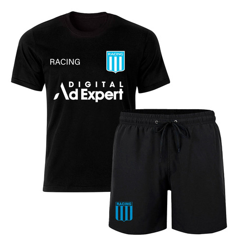 Conjunto Camiseta + Short Deportivo Racing Club