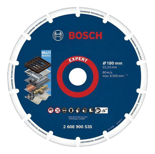Disco Diamantado Para Metal Bosch 180mm