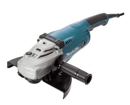 Esmeriladora angular Makita GA9020 color turquesa 2200 W 127 V + accesorio