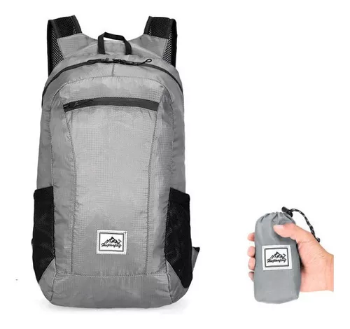 Mochila Deportiva Unisex Gris