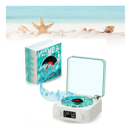 El Altavoz Bluetooth Waves, Portable Four Modes Vintage Con